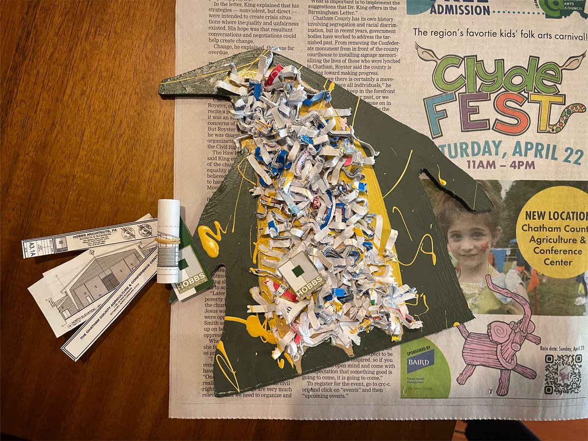 HobbsArchitects's tweet photo. Meet our #ClydeFEST Critter, Puffy! They are so excited about @chathamarts ' ClydeFEST celebration this weekend at the Chatham County Agriculture and Conference Center.  Puffy can't wait to see you there! https://t.co/tPmmHpvhyf