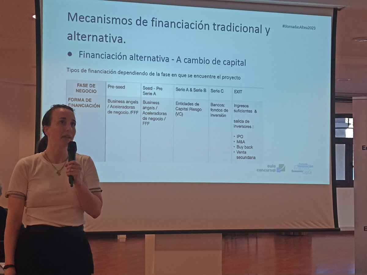 fundacionfifed's tweet photo. La segunda mesa de las #IJornadasAltea2023 gira en torno a la #financiacion y la #fiscalidad. La protagonizan la abogada especializada en #startups Carmen Menéndez y el catedrático de Dcho. financiero y tributario Andrés Sánchez Pedroche y la modera la catedrática Carmen Boldó. https://t.co/FrAhYhoTDT