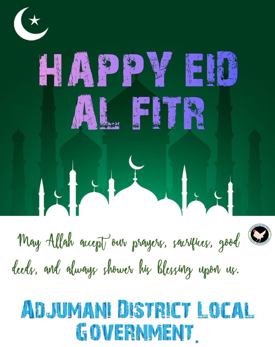 adjumani_dlg's tweet photo. From ours to yours; Happy Eid Al Fitr. #HappyEid #ImprovingServiceDelivery. Aaaaa https://t.co/VO6Mv4obyL