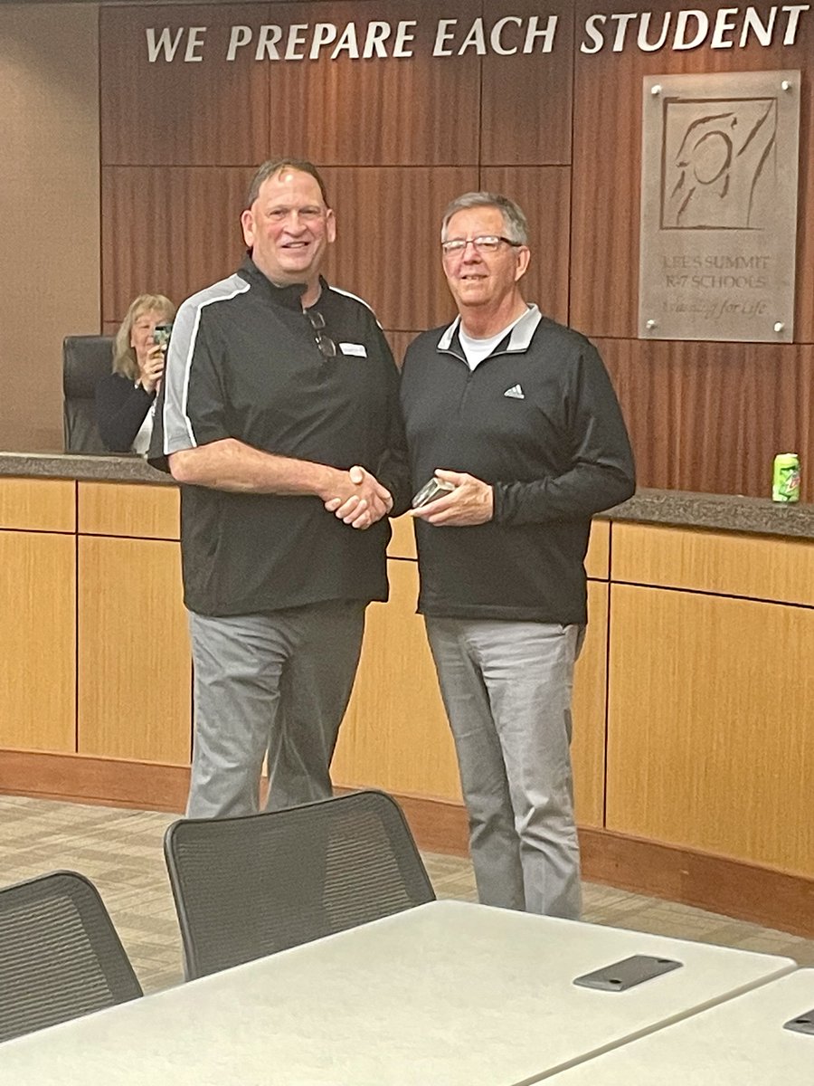 LSN Activities (@lsnactivities) on Twitter photo Congratulations to former LSR7 District Activities Director, Rich Bechard! Rich earned the Leading with Honor Award presented by <a href="/Proactivecoach/">Proactive Coach</a> leader, Rob Miller! It is presented to those that make a positive difference in the sports culture we have an influence on. <a href="/LSR7/">Lee's Summit R-7 Schools</a> Congratulations to former LSR7 District Activities Director, Rich Bechard! Rich earned the Leading with Honor Award presented by <a href="/Proactivecoach/">Proactive Coach</a> leader, Rob Miller! It is presented to those that make a positive difference in the sports culture we have an influence on. <a href="/LSR7/">Lee's Summit R-7 Schools</a>