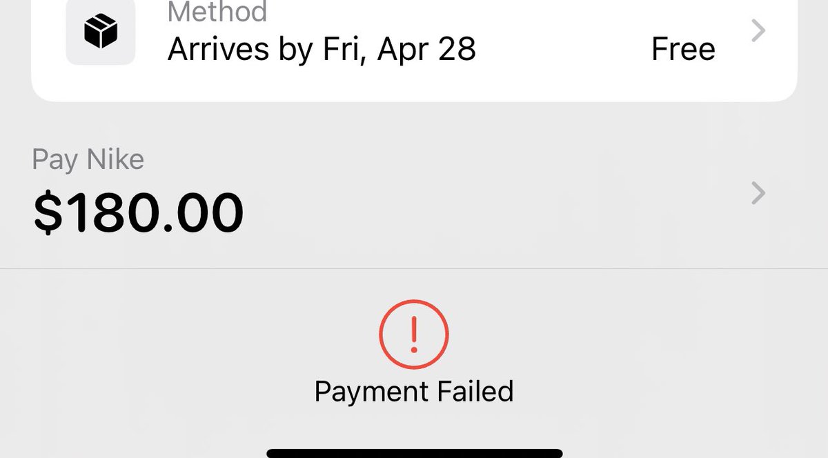 dquy1242's tweet photo. NikeStore what happened? This stop me from securing a pair… https://t.co/L821Fme80x