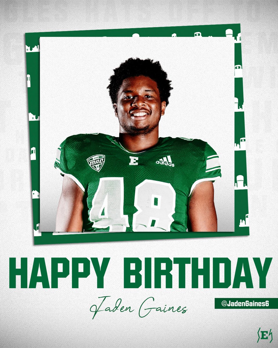 EMUFB's tweet photo. Happy Birthday, @JadenGaines6!

#ETOUGH ⛓️ https://t.co/A88s5XLayg