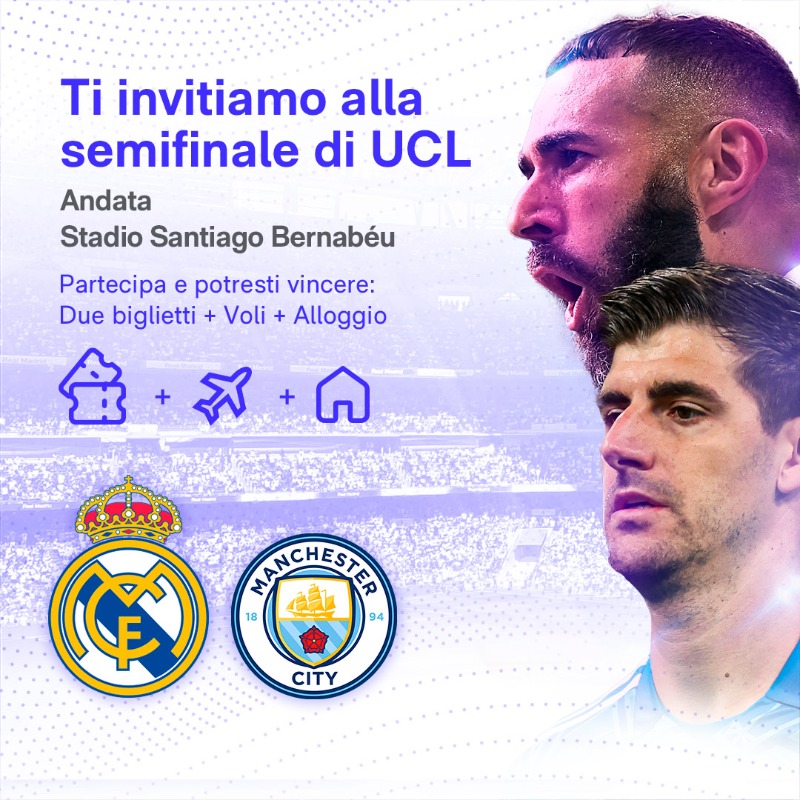 realmadrid's tweet photo. Goditi la semifinale di UCL al  Stadio Santiago Bernabéu