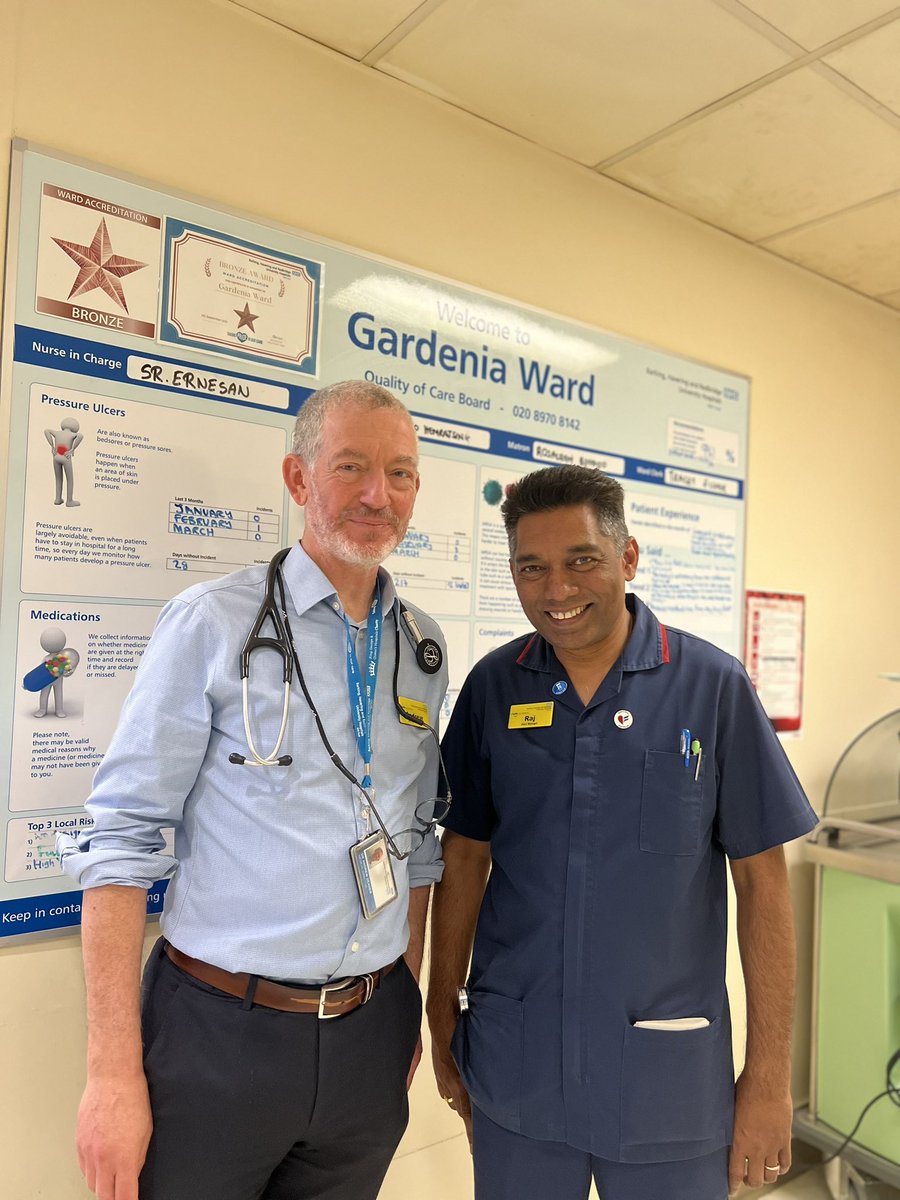 Rajseehakoo2's tweet photo. @BHRUT_NHS 
My last wardround with one of the kindest human being I have had the privilege to work with as a senior charge nurse.
A wonderful Doctor and role model .
Many thanks Dr A Deaner for all your support ,kindness and respect you have shown to me and the teams https://t.co/aYXTdSuH9A