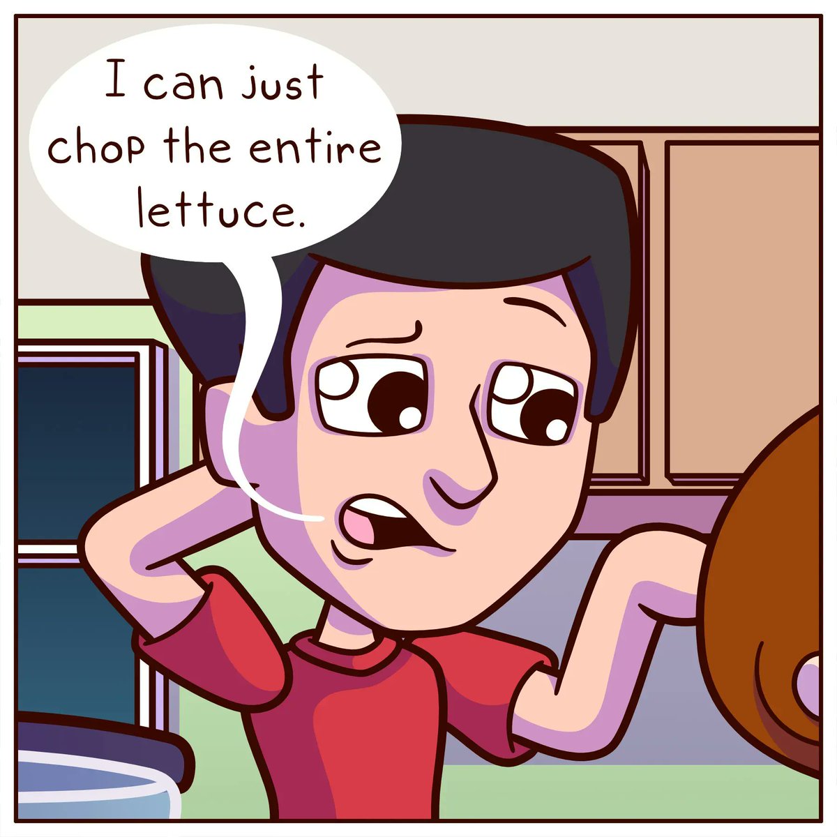 LittleMeComix's tweet photo. Which cook are you😆🥗
#Adultlife #comics #comicstrip #couplecooking #humor #lazycooking #littleanimatedme #originalcomic #webcomicsofinstagram https://t.co/KQ4IgzOjE8