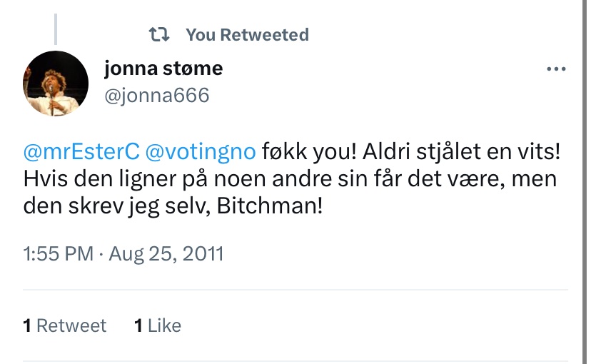 mrEsterC's tweet photo. #bitchman https://t.co/BF8Y36hGV7