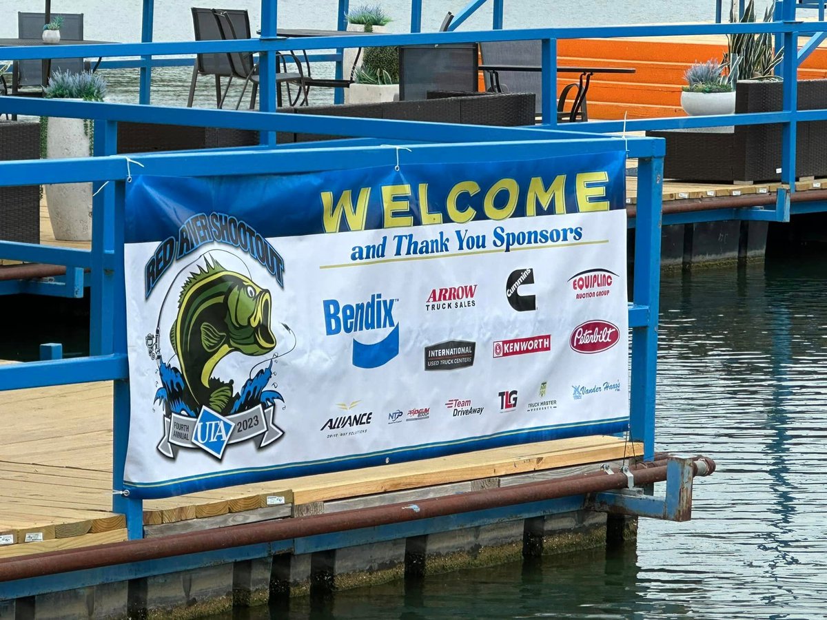 usedtruckassoc's tweet photo. UTA's "Red River Shootout" fishing trip on Lake Texoma was held this week!  A big "THANK YOU"  to all the sponsors and attendees. 
#utaredrivershootout #utascholarships #usedtrucks #utafishing #albertacreekmarina #usedtruckassociation https://t.co/7ZkLktVeIF