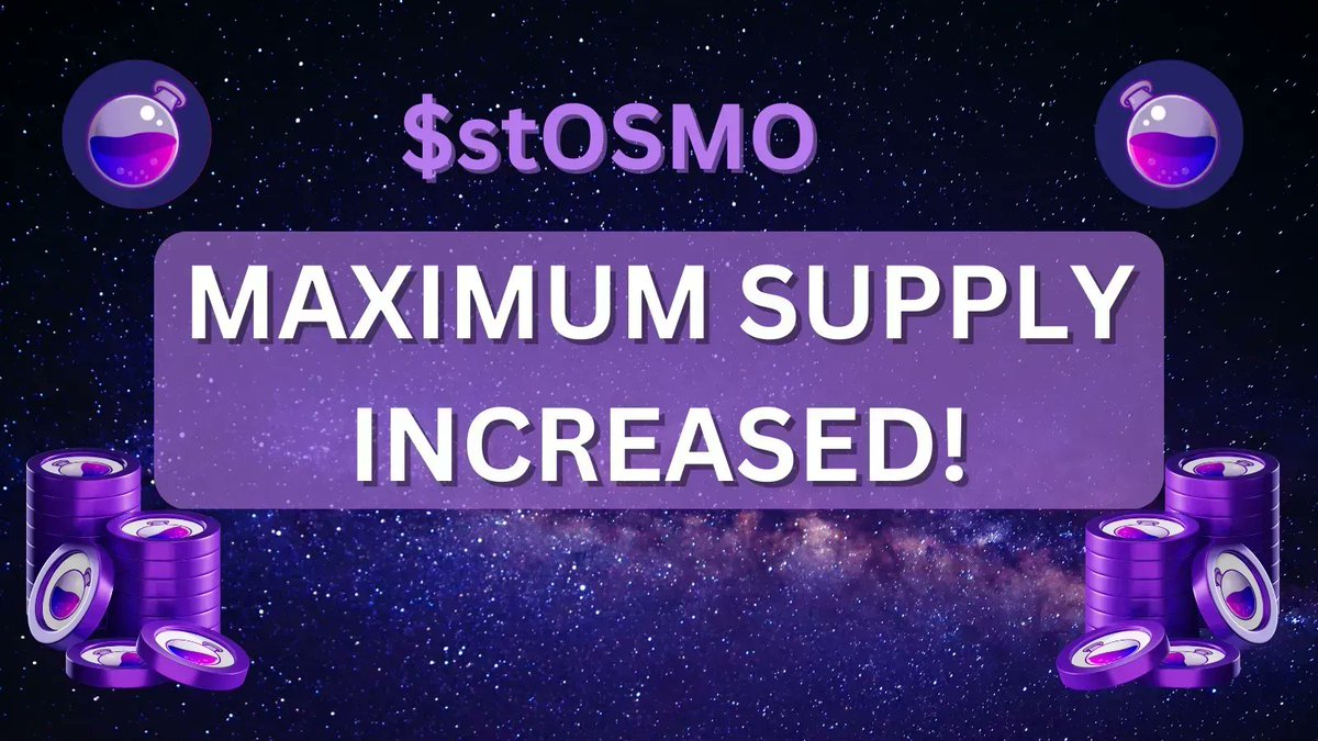 🚨 Governance proposal 74 has passed!🚨

This means the maximum supply of stOSMO on #Umee has gone up from 500k to 1M! ⬆️ 

🚀 That's a raised supply for you to lend and borrow more.

Dive in 🏊 ⤵️ 
app.umee.cc/#/markets