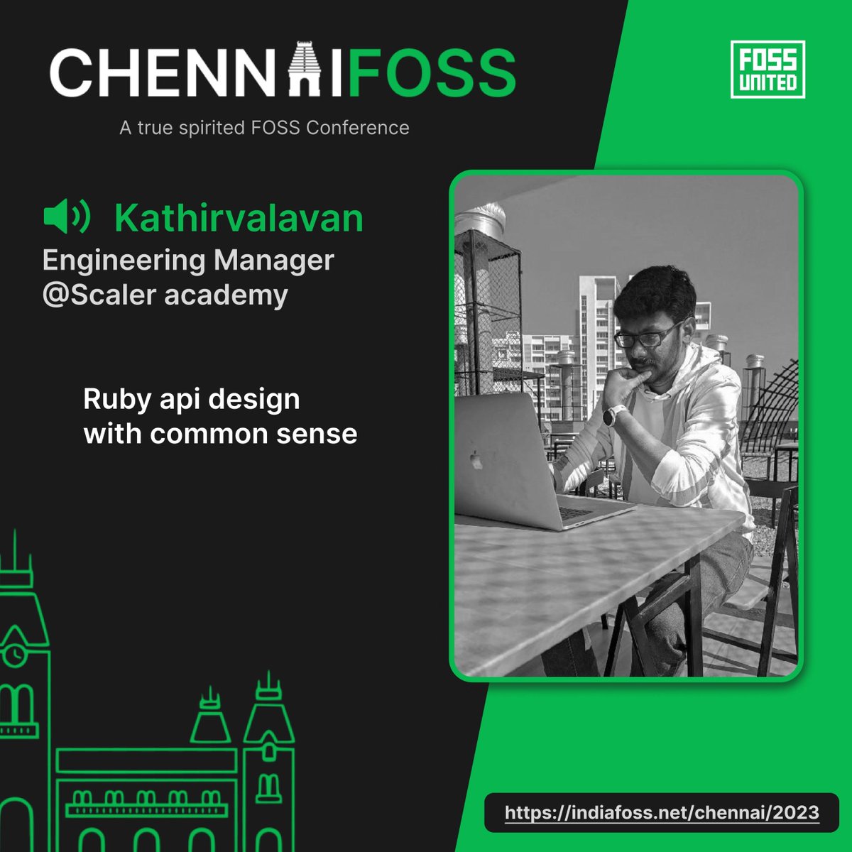 FOSSChennai's tweet photo. 🎙️👩‍🏫 Exciting news!

We're announce that Kathiravalavan will be as a speaker at ChennaiFOSS🗣️

With years of experience in this field and a passion for sharing knowledge, Kathiravalavan is sure to deliver an engaging and informative talk. 🎉 Don't miss this opportunity #fossie https://t.co/o12bTUtQ3U