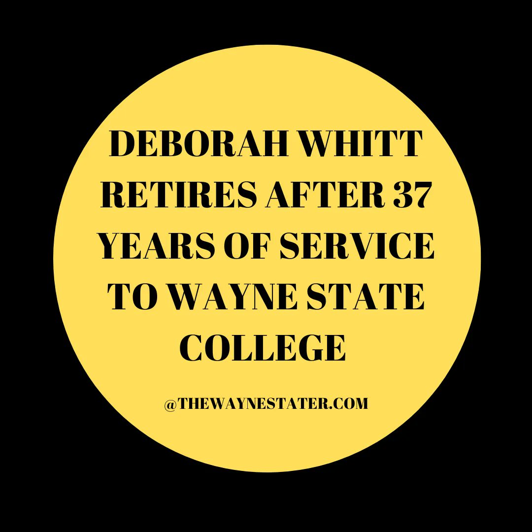 TheStater's tweet photo. The chair of the Department of Communication Arts, Deborah Whitt, will retire after 37 years of dedication and excellence at Wayne State College.   https://t.co/K7wG4lyvvP https://t.co/8pejlKtHt8