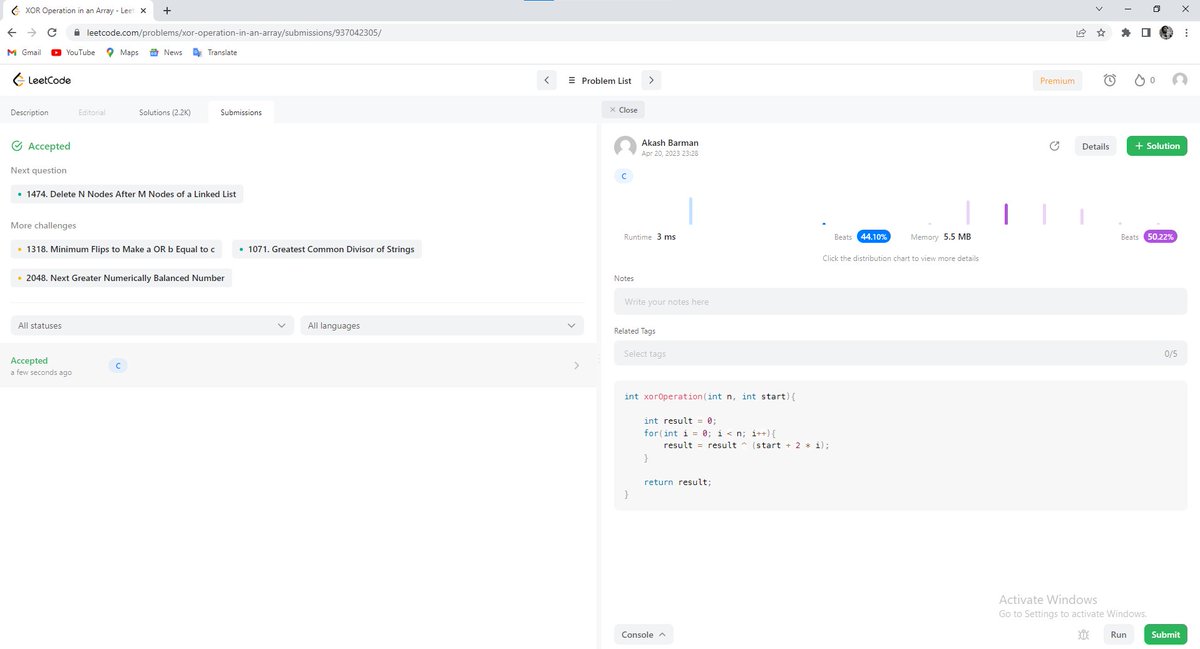 iakashbarman's tweet photo. Hello Folks,
I have completed #Day16 of #25DaysofCode Program with @scaler_official

Question: XOR Operation in Array
My Code: https://t.co/4NLHlTOUHx

Scaler discord link: https://t.co/GgtlbVospP
Partner: @protyushastwt

#scalerdiscord #codewithscaler #scaleracademy #scaler30doc https://t.co/AaFEeaxqgt