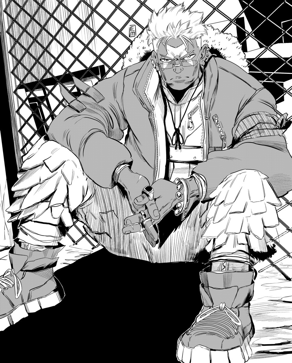eyessmanga's tweet photo. Scar dans la street https://t.co/TFm9qJuBFf