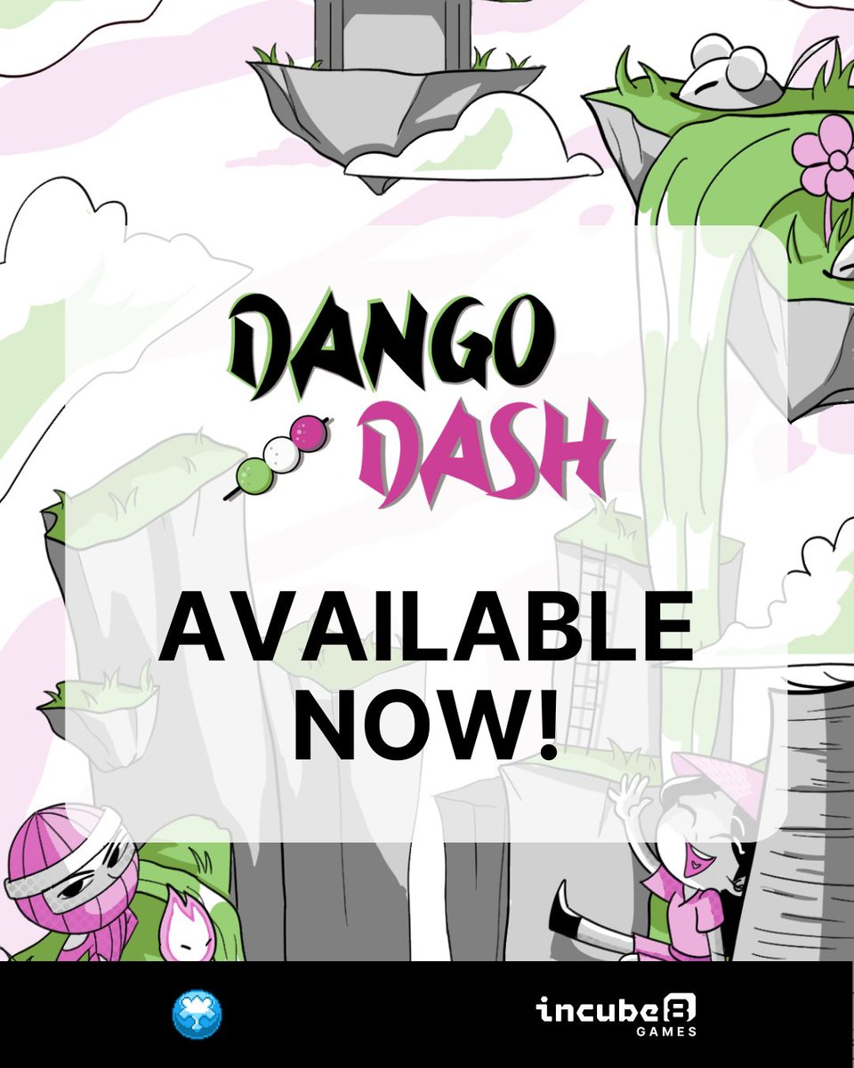 Incube8Games's tweet photo. 🍡 Our new game "Dango Dash" is available now on our website! Get yours in Standard edition or LITE edition (cartridge only)
Developer : @Rebusmind  #classicgames #portablegamer #gameboygames #handheldgamer #gameboy #gameboycolor #indiedeveloper #incube8games #dangodash https://t.co/QR6wgLLPLh