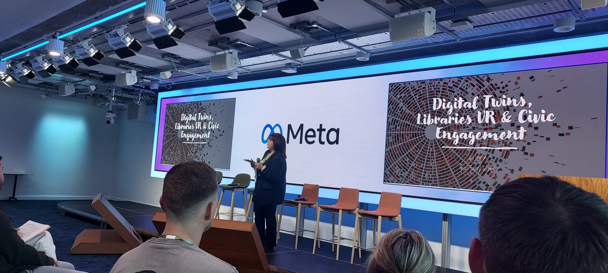 DigitalFingal's tweet photo. We're at @eirmersive event at Meta HQ speaking about @Fingalcoco work enhancing citizen engagement using 3D Models/Digital Twins and Virtual Reality Headsets  #VR #CitizenEngagement #ImersiveTech https://t.co/uRnJUU2jUo