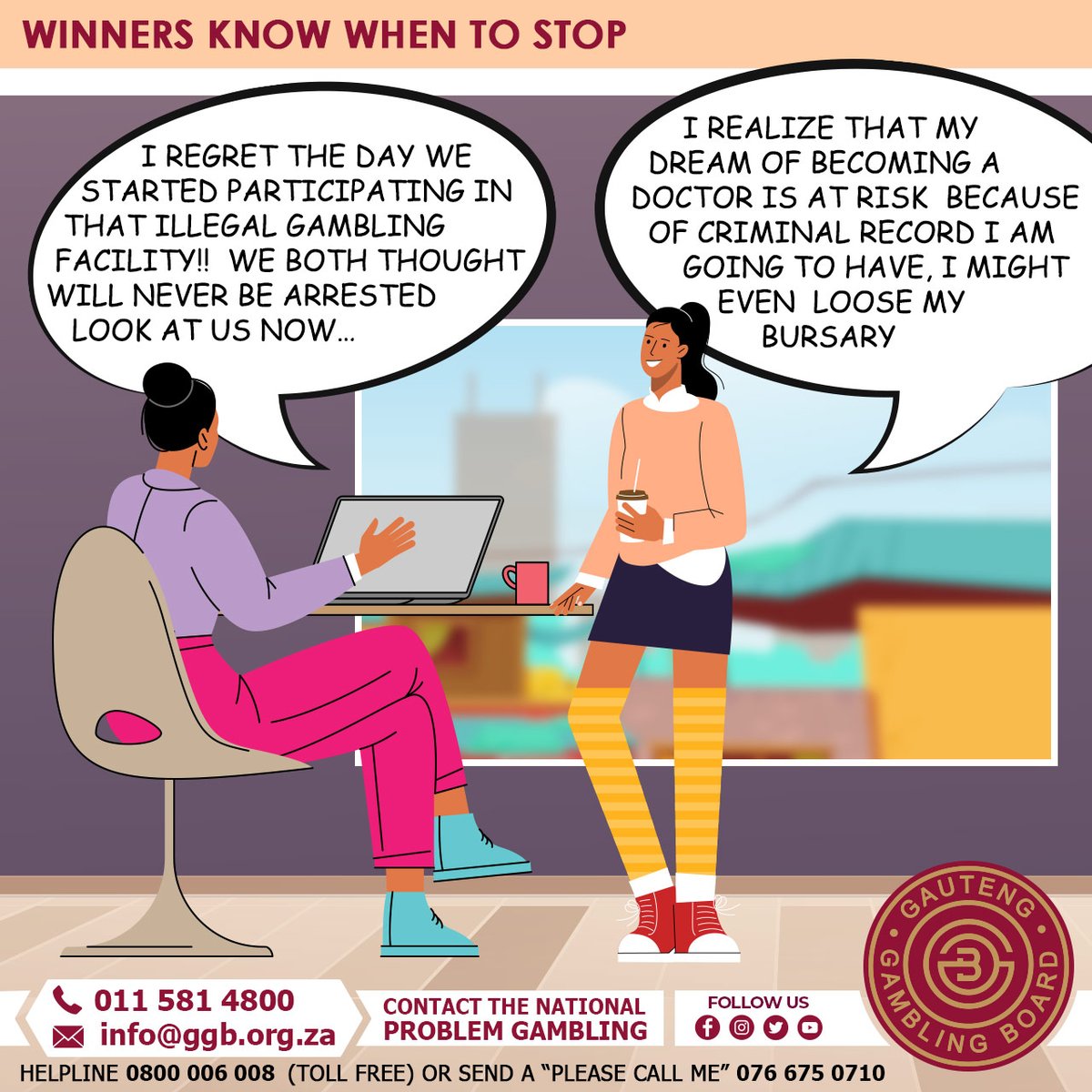 Gautenggamblin's tweet photo. #illegalgambling, #gautenggamblingboard, #gamblesafe, #illegalgamblinghurts, #winnersknowwhentostop, #gambling https://t.co/dRMxTTfmc4