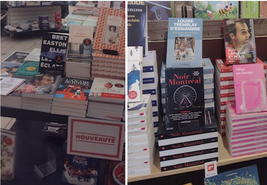 Merci aux équipes chez @archambaultCA de la Place des arts et de la @librairieverdun d’accorder des places de choix à « Guy Lafleur et nous » ! 

C’est votre appui, et celui de vos collègues partout au Québec, qui ont fait exploser les ventes. Une réimpression est déjà en cours !