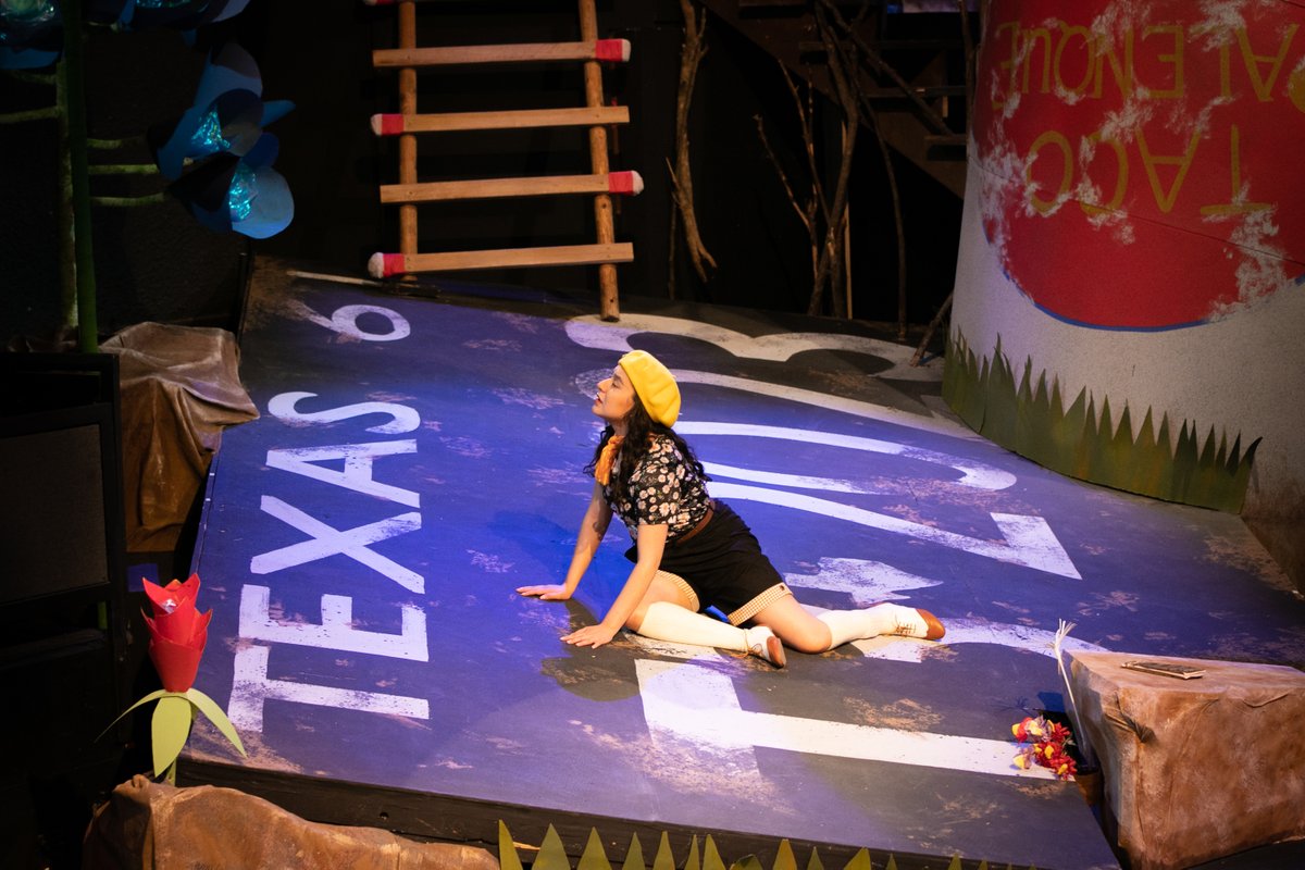 Heard from a patron at yesterday's performance before the show began: "I like this feeling of being miniature." 🥰

Come see "The Butterfly's Evil Spell" from a bug's eye view tonight–April 30! Get tickets now at bit.ly/T3Ticketing 

#uptowndallas #visitdallas #spring