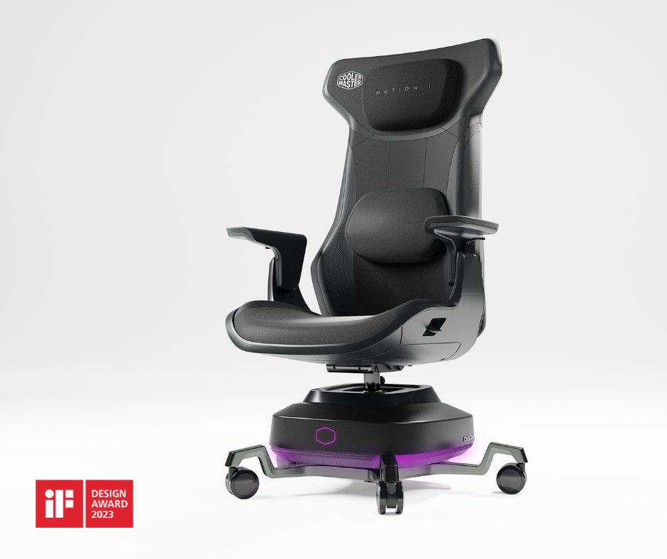 dboxtech's tweet photo. 🎉 First award for the @CoolerMaster #Motion1 gaming chair. The Haptic #Gaming Chair was awarded the @iFDESIGNAWARD for the category of Gaming Hardware/VR/AR. Motion 1 is truly going to change the way you play forever!
https://t.co/0lDzVAK6eu https://t.co/QLQmzKEheD