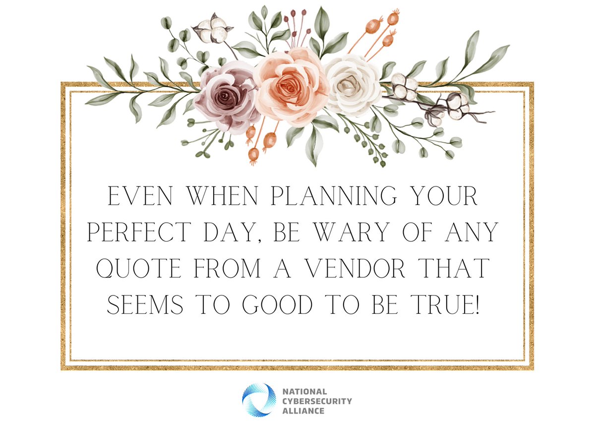 StaySafeOnline's tweet photo. Who needs a fourth waffle maker? Not us, but make sure to evaluate any online payment service closely for security holes and fees!

Make sure to #staysafeonline while #weddingplanning: https://t.co/BYjSs4Bfj9 https://t.co/Qx3TaqP4KD