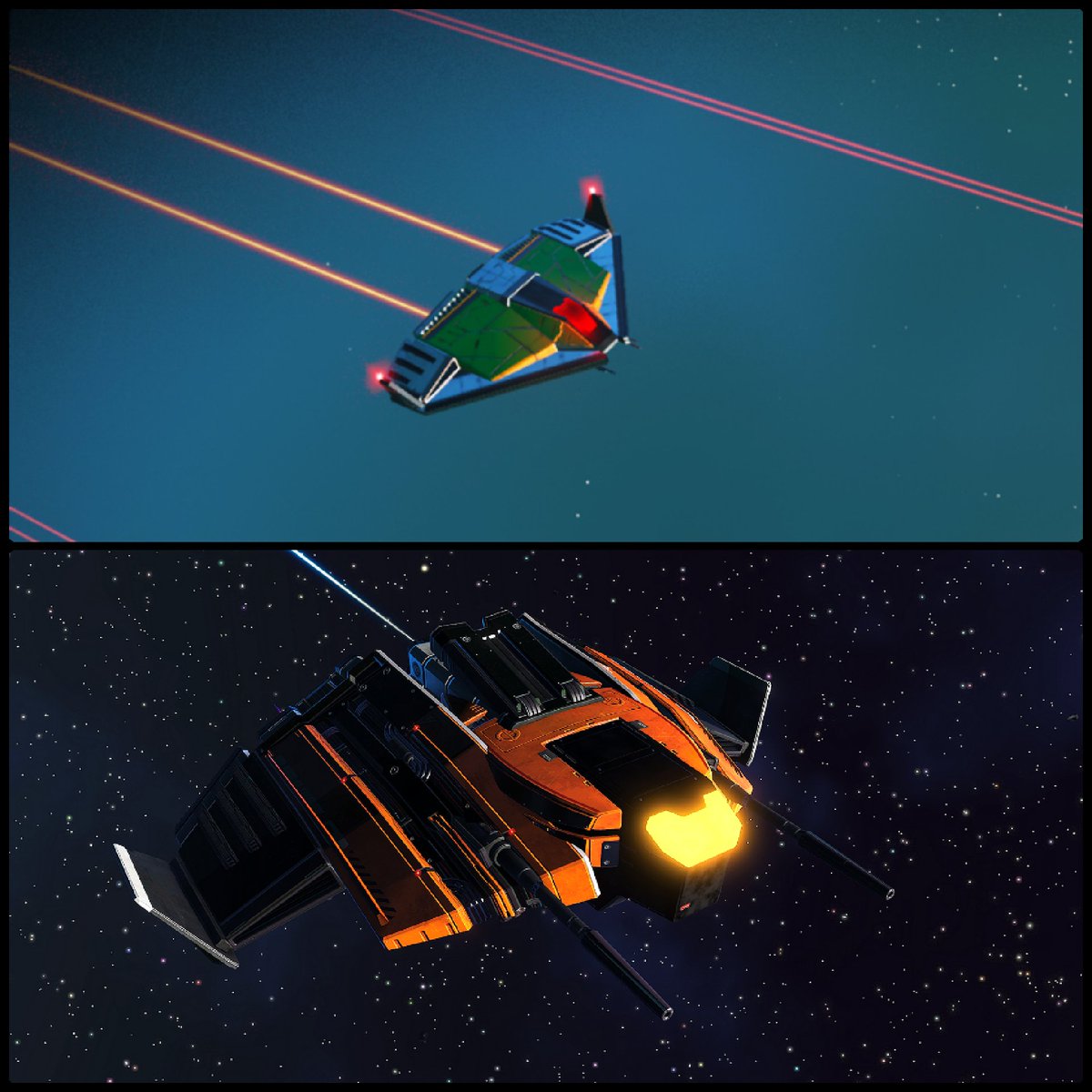 JRN_89's tweet photo. Getting closer to the original but no cigar just yet! The hunt continues ✌️🚀

#NoMansSky #NoMansSkyInterceptor https://t.co/cewxXBTkD7