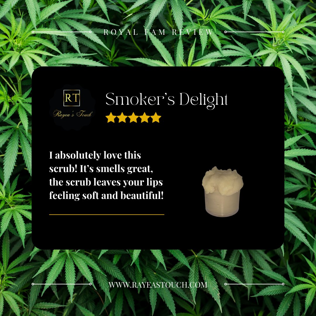 Don't let smoking damage your lips! Our Smokers Delight Brightening Lip Scrub is specially formulated to gently exfoliate and brighten hyperpigmented lips caused by smoking. 

Try it out today for BOGO 50% off!