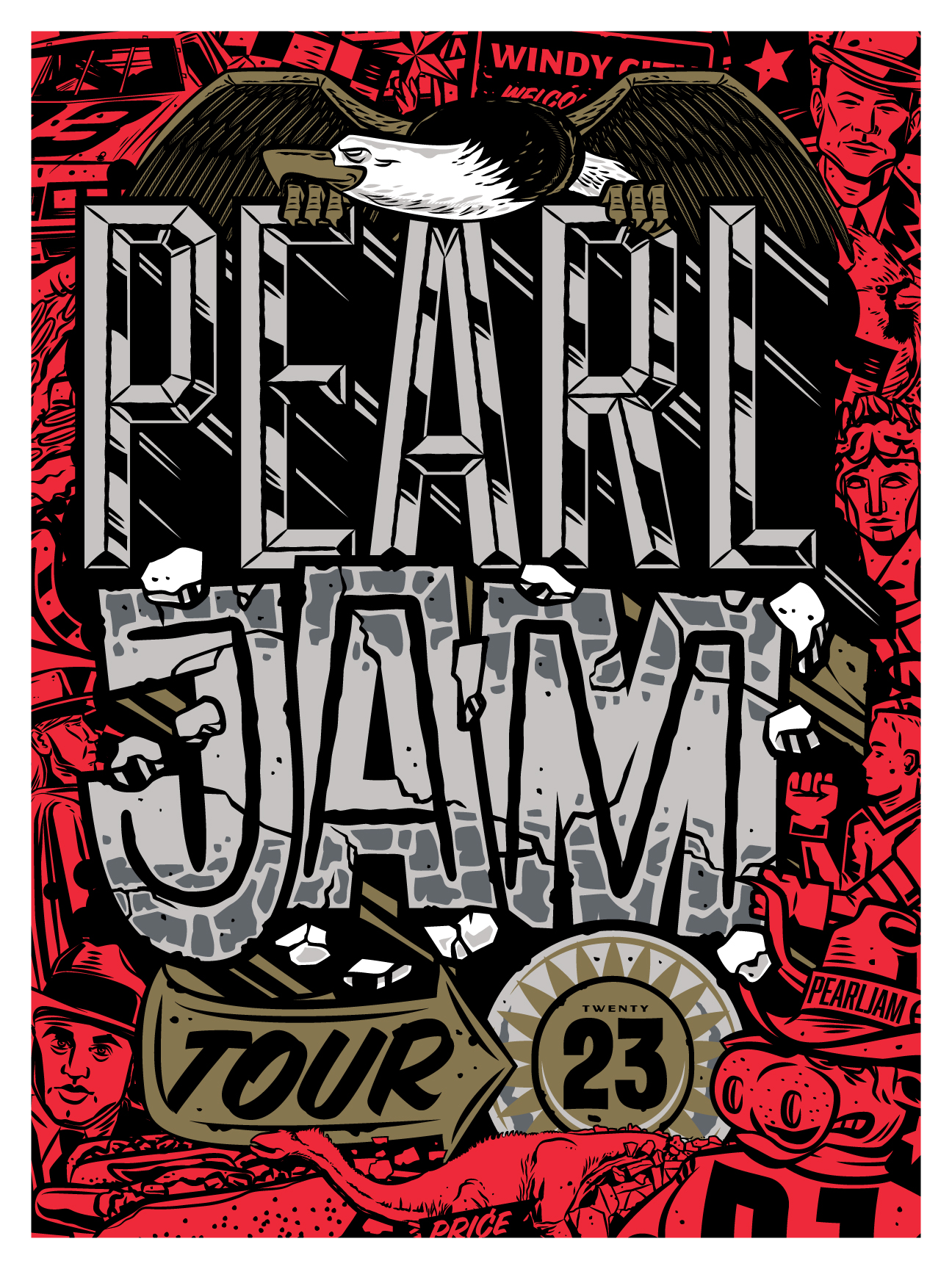 Pearl Jam / Tour 2003 ポスター（ポスターフレーム付） Pearl Jam / Tour 2003 ポスター（ポスターフレーム付） $_12.JPG