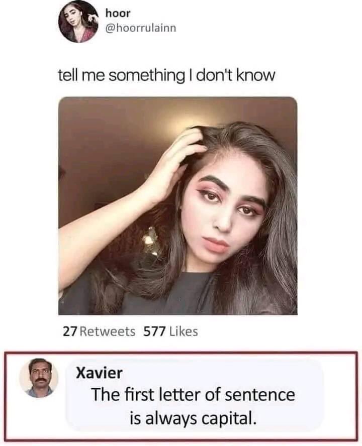 SommNepal's tweet photo. Learn from your teacher Xavier, okey girl …! 🤣🤣 https://t.co/Z83UZ0YbYt