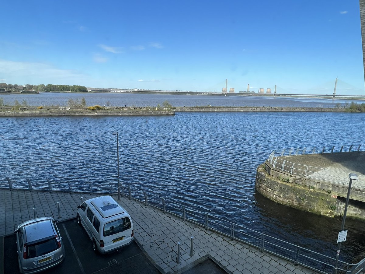 thelettingsman's tweet photo. Road trip to #Runcorn today to book a 1 bedroom apartment on the #rental market, who knew Runcorn had such a nice waterfront - this could be your view each morning, for more details please comment 👇 or drop me a DM. https://t.co/MOPpHBpDdS