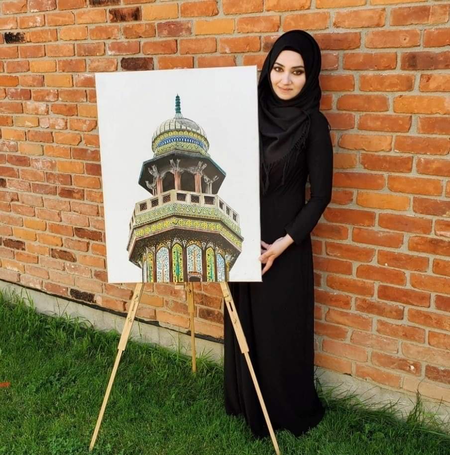 salwanajmart's tweet photo. The artist and the art https://t.co/AdlQyGH4eS