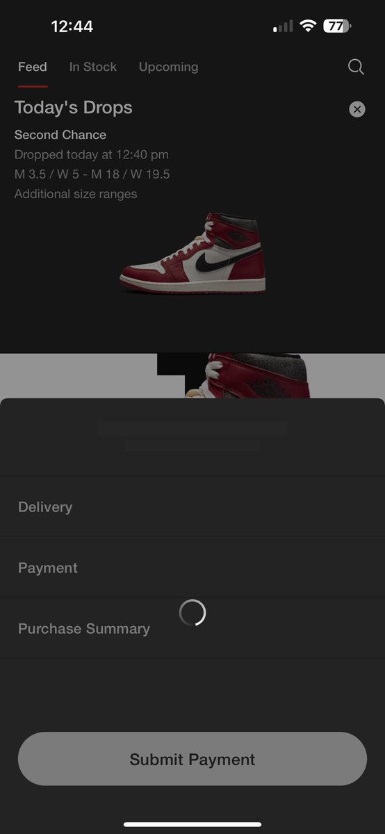dee_rock80's tweet photo. SNKRS app sucks. That’s it. That’s the tweet. https://t.co/NAnMLjL4iF