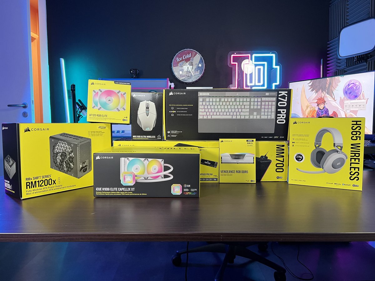 Bon j'ai pas encore de réponse d'AMD, je pense que j'aurais du faire ça durant les heures de bureau ptdrrr

En attendant big annonce : après ce concours c'est pas fini, <a href="/CORSAIRFRA/">CORSAIR France</a> vous régalent encore avec un PC de folie et tout le setup qui va avec !