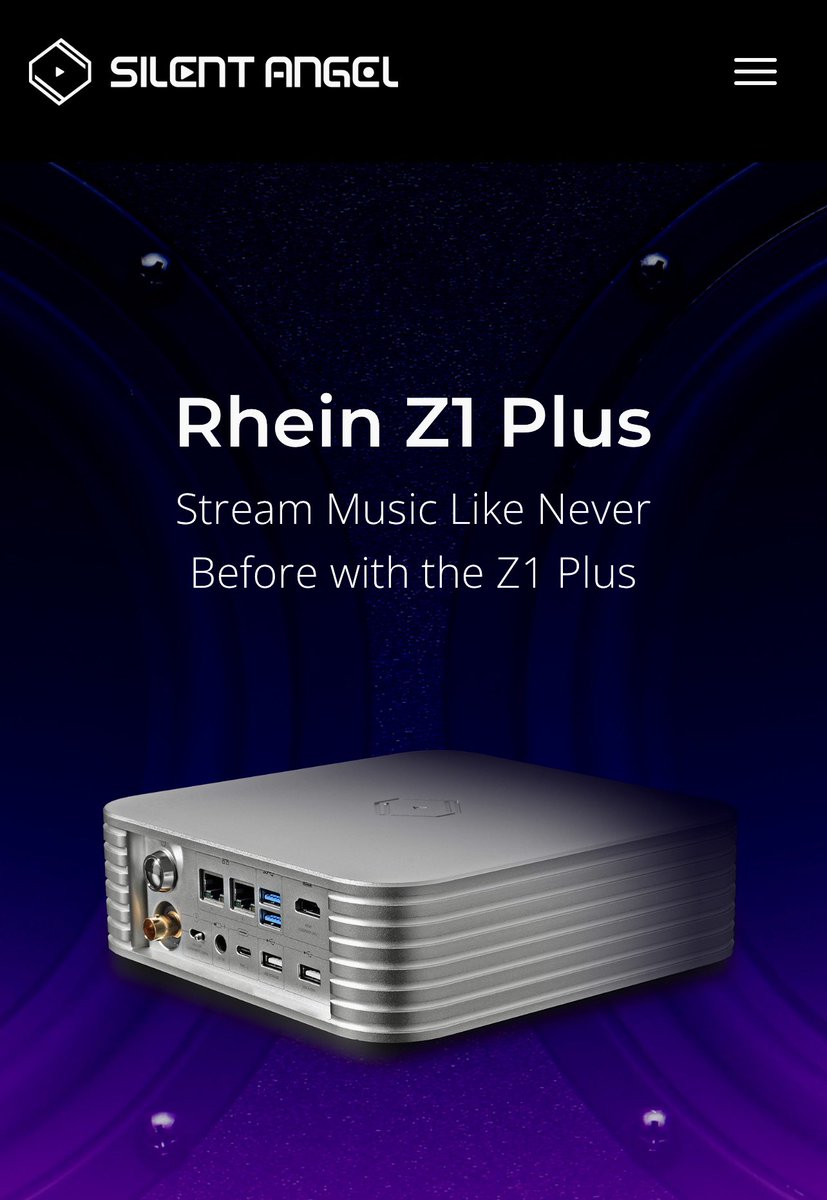 MaviHifi's tweet photo. Silent Angel Z1 Plus Roon Core Streamer
#silentangel #streamer #highendaudio #mavihifi https://t.co/7rj3B2kZib