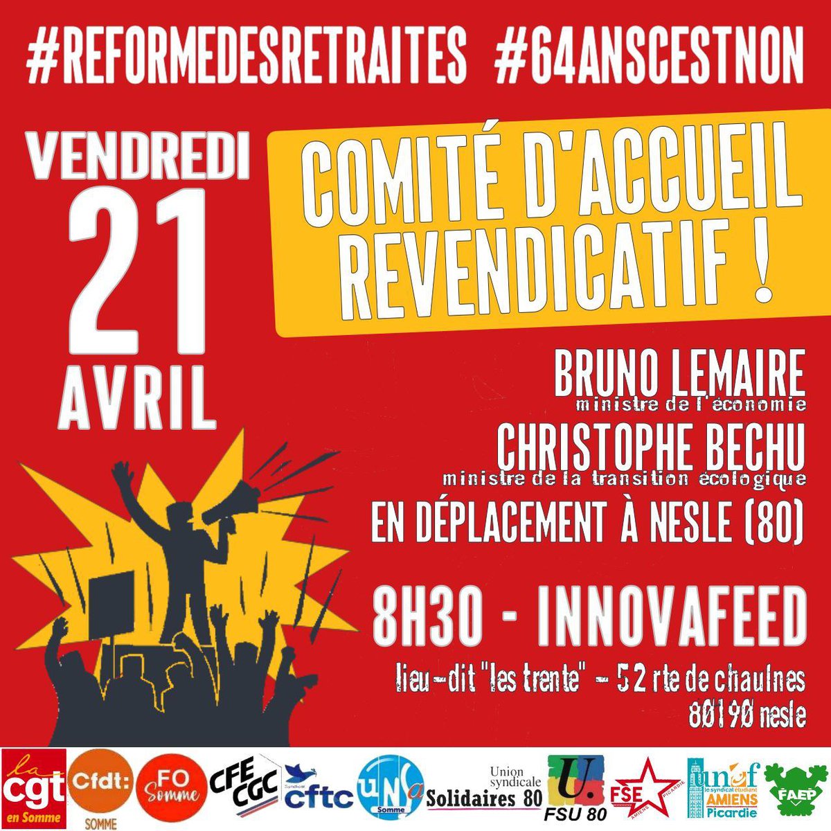 SommeSud's tweet photo. Pour le #ApaisementJour5 ça se passe à Nesle https://t.co/z5F1iGtugj
