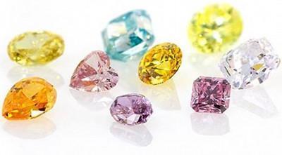 What causes the color change in diamonds?: Natural-colored diamonds are created in the same fashion as the traditional white diamonds with one unique difference. When foreign particles are trapped during the crys #diamonds #jewelry tinyurl.com/ya3ottk4