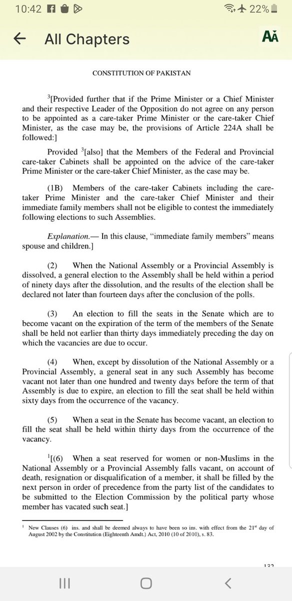 Aaditweetz's tweet photo. @CMShehbaz Thanks PM for enlightening us about Article 224 sub section 2: 

#ConstitutionApp https://t.co/hRlx9PnVsF