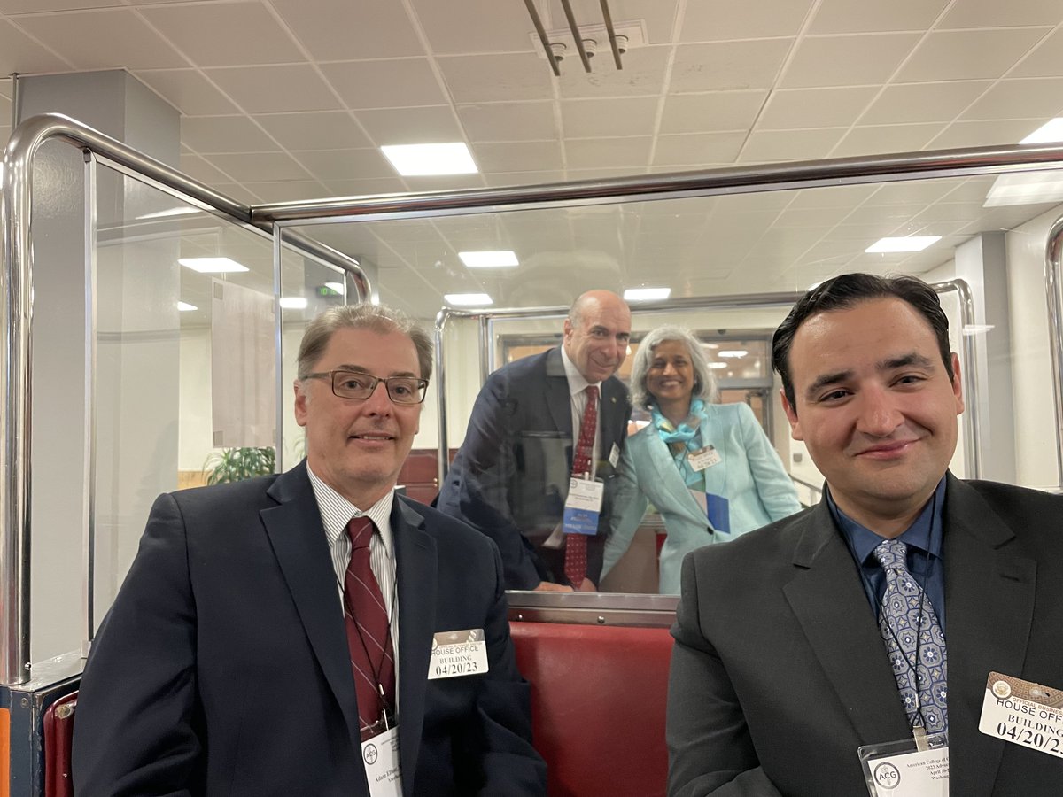 AmCollegeGastro's tweet image. Legislative visits are underway on #ACGAdvocacyDay2023 with key messages from the #GIcommunity for Congress. Support:

🔑The Safe Step Act S.652/H.R.2630
🔑Inflationary Update to Medicare Physician Payments H.R. 2474
🔑Efforts to Reform/Restrict Prior Authorization #FixPriorAuth