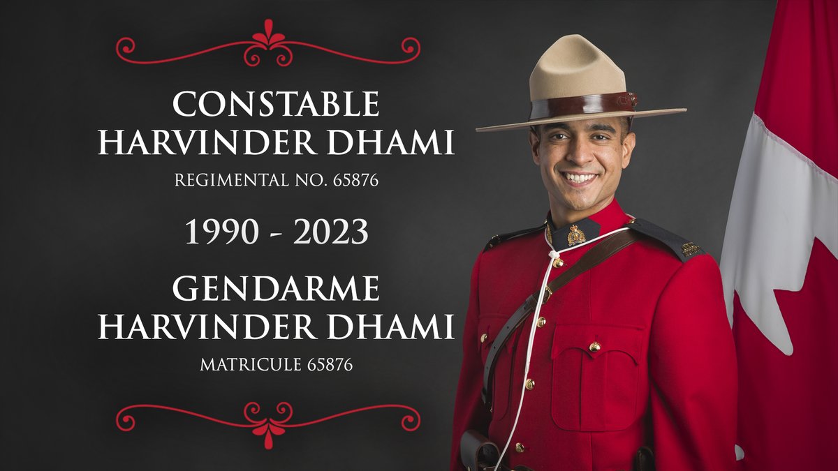 ALERT_AB's tweet photo. Today we stand with the @RCMPAlberta, as well as the family and friends of Cst. Harvinder Dhami as he is laid to rest. https://t.co/ITiSywhvMq