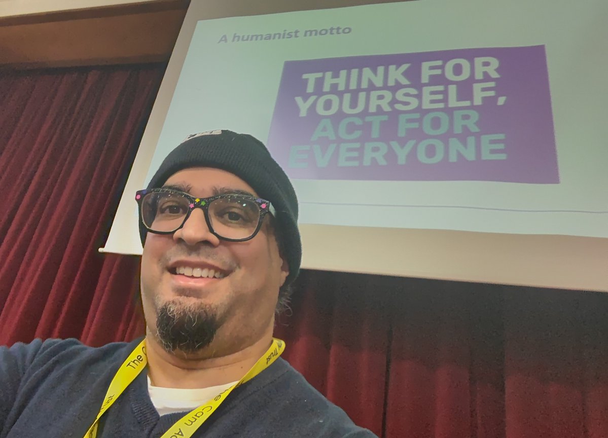 My first #Humanist talks in a school delivered! I'm glad to be taking the opportunity to help ensure children at schools get to hear a viewpoint I never did. Thanks to <a href="/HumanismEdu/">Understanding Humanism</a> for materials.