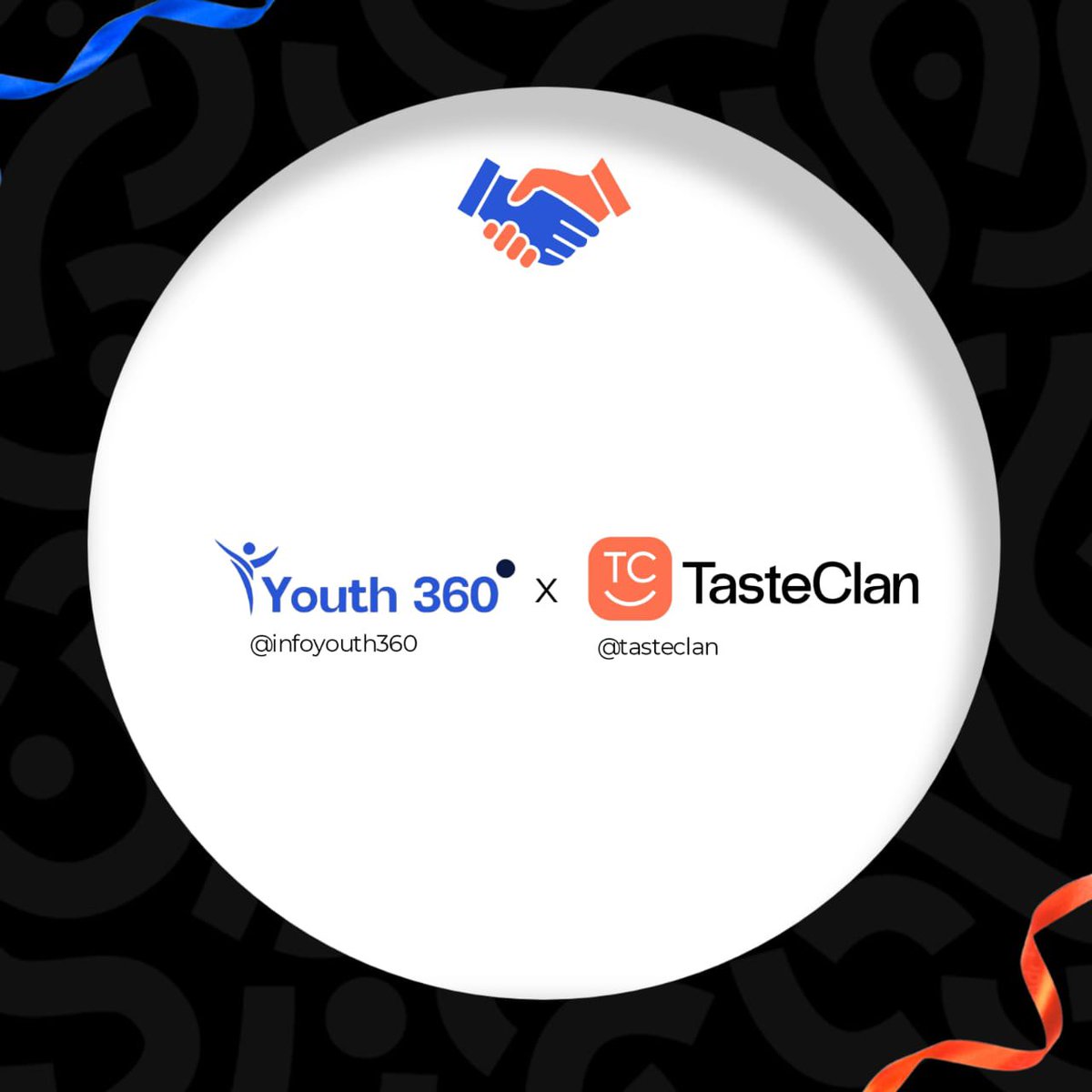 Announcement !!!📣🥳 
TasteClan is partnering up with Youth360💃🏾😊.  

You know at Tasteclan we make your health and feeding habits our priority, but with Youth 360, we would be combining Excellence with our lifestyle.

#tasteclan #AkureTwittercommunity #gistlover #Sultan