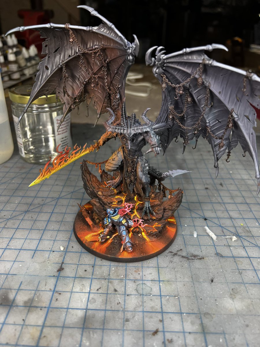DanielDMinis's tweet photo. @warhammer Belakor may be a WIP indefinitely! https://t.co/7JU9pJKnF3