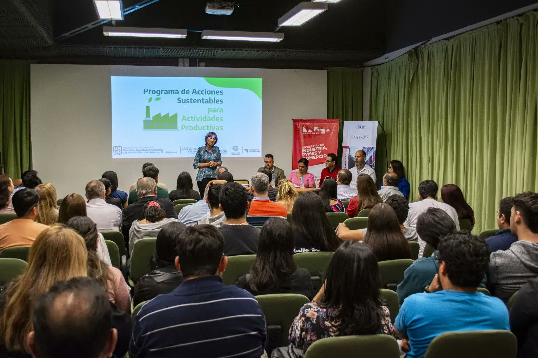🍃Participamos del lanzamiento del Programa Federal de Acciones Sustentables para Actividades Productivas.

♻️Proyecto que tiene por objetivo impulsar la economia circular y mejorar la gestion ambiental y energética de Micro, Pequeñas y Medianas Empresas del sector industrial.