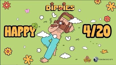 Happy 4/20 Dippies!!! 🌲💨

Just FYI - I decided to hold back on releasing the whitepaper today. I am very excited to show you what we have planned for the project

A 🧵 that ends in a 4/20 giveaway 😎

1/5