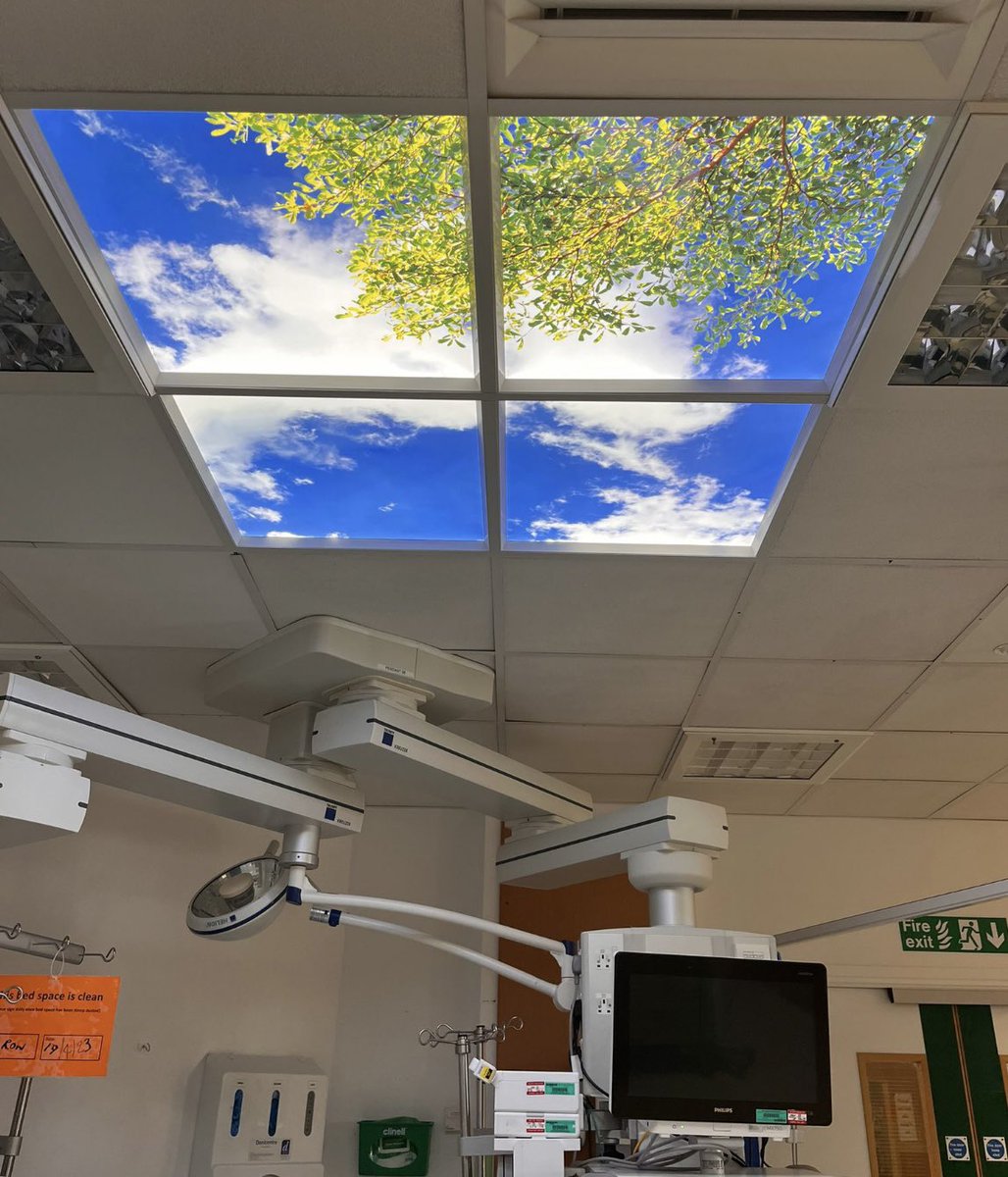 Nic T (@nicthompson_nt) on Twitter photo Our ceilings prettier than your ceiling! New sky tiles in place to help combat delirium,stress and anxiety for our patients and aide rehab and recovery <a href="/RHH_ICU/">Russells Hall Hospital Critical Care Unit</a> Our ceilings prettier than your ceiling! New sky tiles in place to help combat delirium,stress and anxiety for our patients and aide rehab and recovery <a href="/RHH_ICU/">Russells Hall Hospital Critical Care Unit</a>