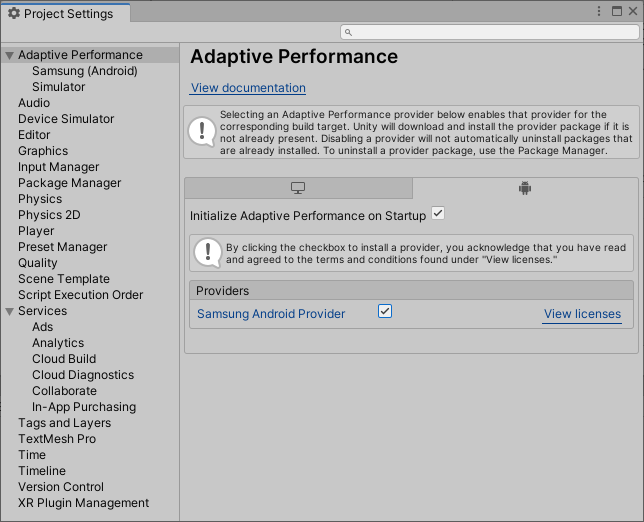 MasterDevsPRO's tweet photo. Rendimiento de tus juegos móviles. Parte 3: Adaptive Performance
Con Adaptive Performance, una herramienta de Unity y Samsung, podes monitorear el estado térmico y de energía del dispositivo para garantizar un rendimiento óptimo. #Unity #AdaptivePerformance #gamedev #game #gaming https://t.co/PasM7AUFvu