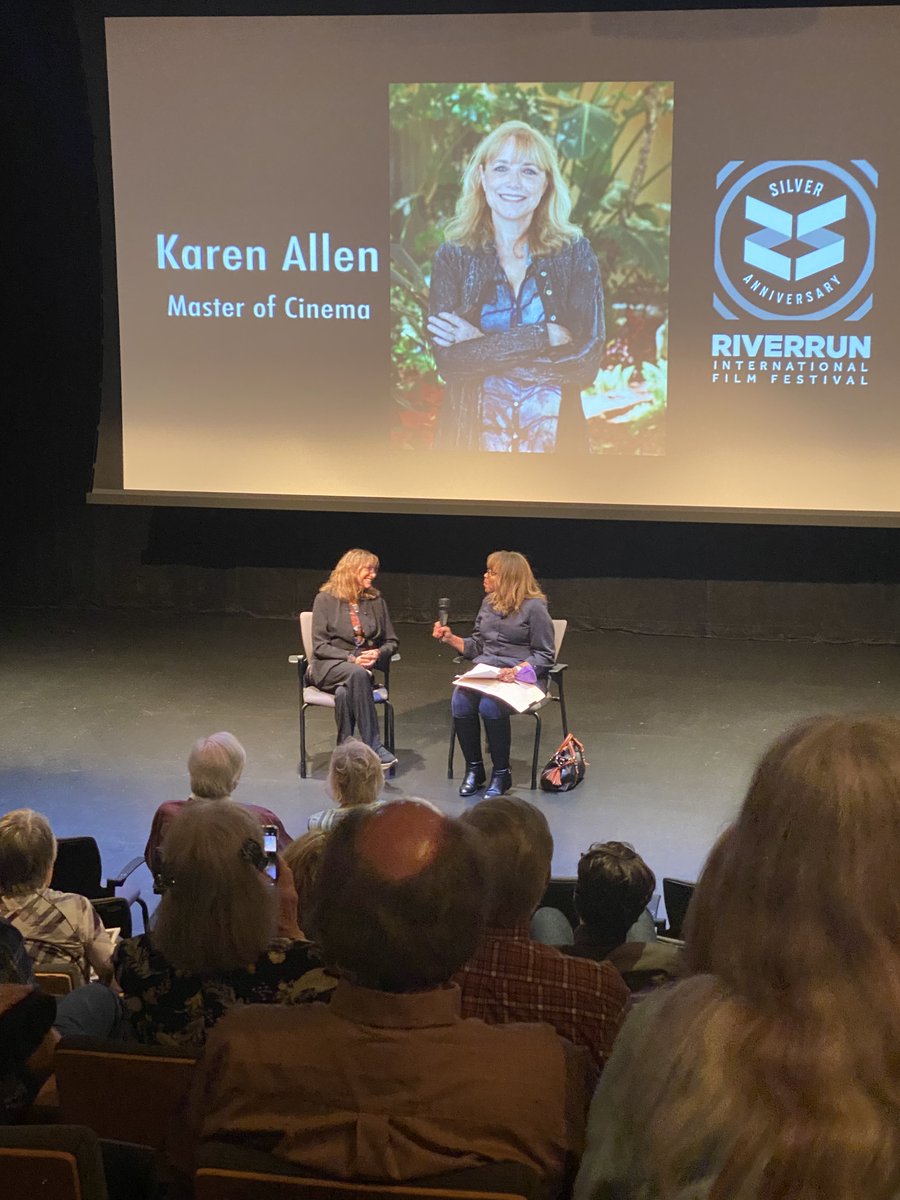 CardinalFlixInc's tweet photo. @RiverRun we had a wonderful time in NC with "A Stage of Twilight." 

There are SO MANY beautiful films and filmmakers... Karen received the award for "Master of Cinema!!" Deep gratitude to Rob Davis and ALL the people that make this magical experience possible. 

#filmfestival https://t.co/gWUjlCvZUf