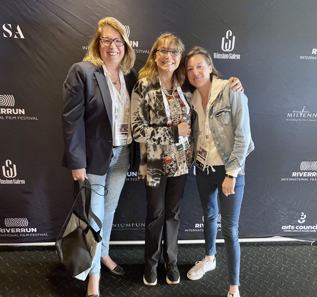 CardinalFlixInc's tweet photo. @RiverRun we had a wonderful time in NC with "A Stage of Twilight." 

There are SO MANY beautiful films and filmmakers... Karen received the award for "Master of Cinema!!" Deep gratitude to Rob Davis and ALL the people that make this magical experience possible. 

#filmfestival https://t.co/gWUjlCvZUf