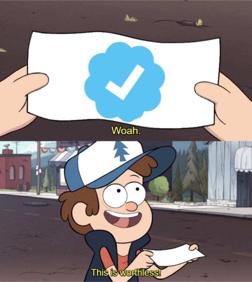 tomwarren's tweet photo. no more blue tick 🫡 https://t.co/NXybtndm8p