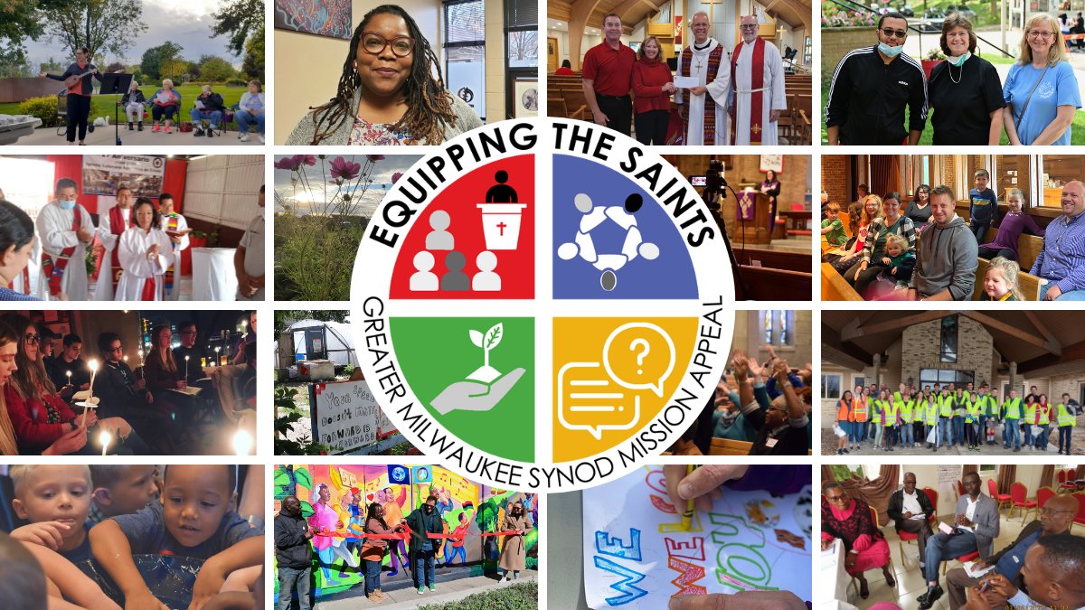🎉 As of this week, we're almost halfway to our #EquippingTheSaints mission appeal fundraising goal!

💚 Learn more about how your gifts are already at work in our synod, and how you can join our campaign: milwaukeesynod.org/equipping-the-…