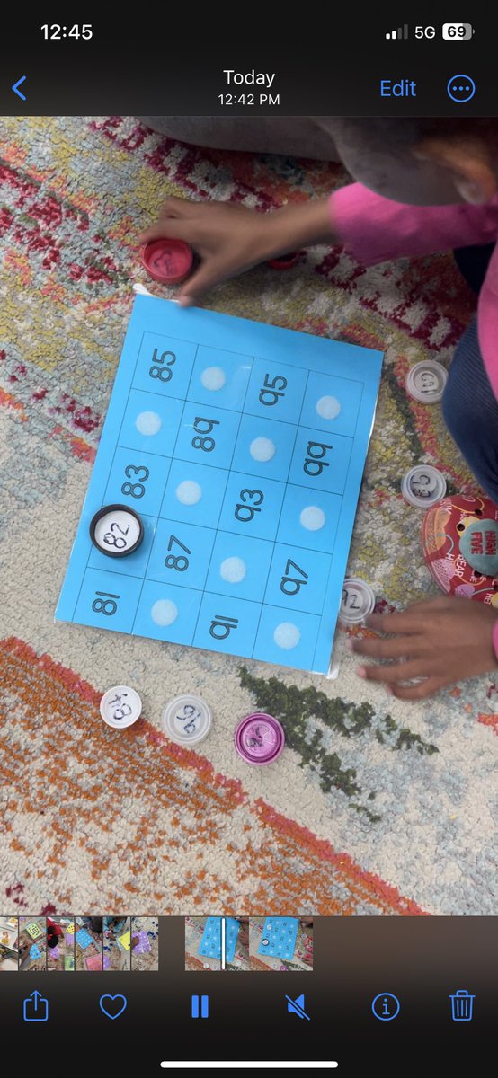 msrachelours's tweet photo. In this math station, we’re working on putting numbers in order up to 120. 
This center took me some time to make, but has lasted for years! https://t.co/m3M1U7YwIR