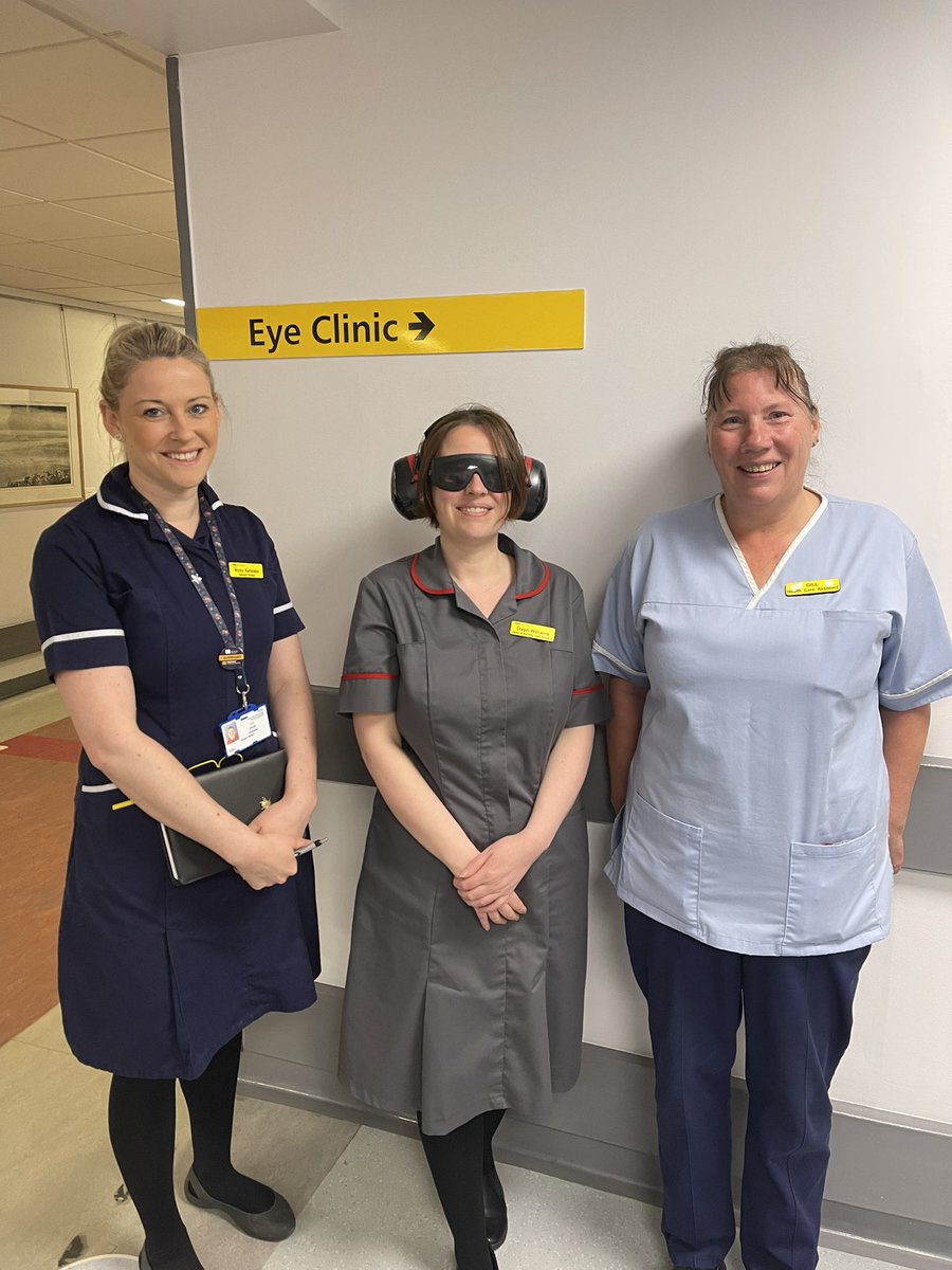 Insightful day today! Lots of ideas 😊 Using sight modifying glasses and ear defenders we aim to find ways to improve our patients experience in ophthalmology and beyond! <a href="/med_spec/">TeamSpecMed</a> <a href="/kncowley/">Karen Priestman</a> <a href="/thisisnkerslake/">👋hellomynameisnicky</a> <a href="/gilly40452041/">gilly</a> #teamophthalmology #sightloss #deafawareness #accessible